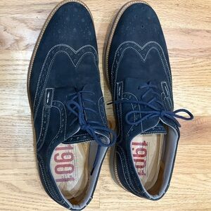 Nordstrom 1901 Suede Leather Oxford  Shoes w/Contrast Stitching. Size 14M.